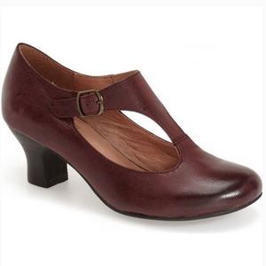 MIZ MOOZ Trina T-Strap Black Mary Jane Vintage Style Pumps